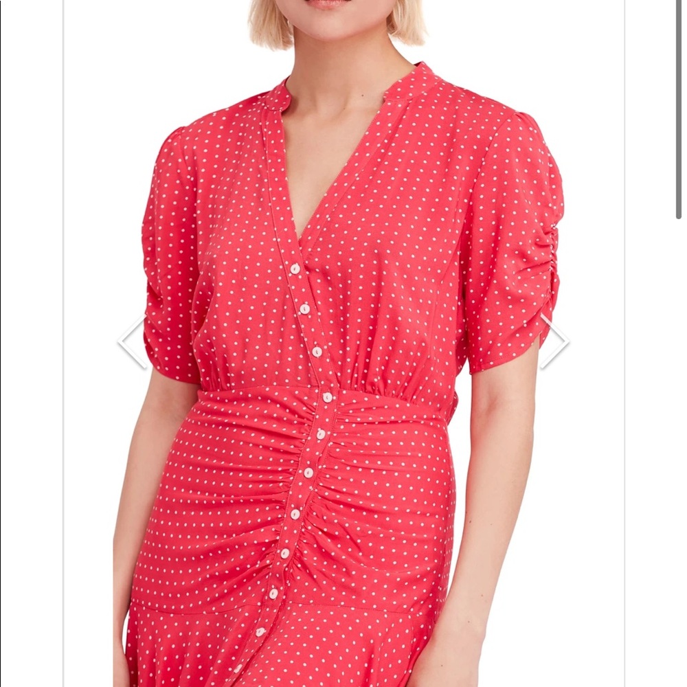 Free People Pippa Mini Dress in Red - Picture 3 of 4